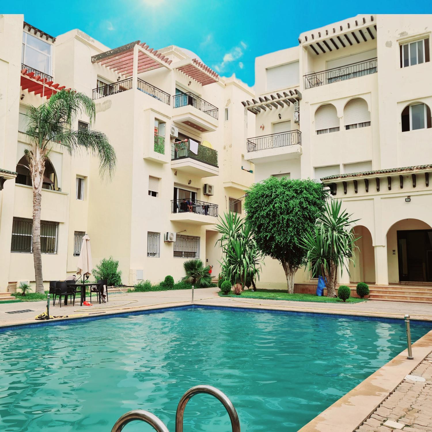 Fes Urban Apartment - Urban Elegance With Garden And Pool Access Zewnętrze zdjęcie